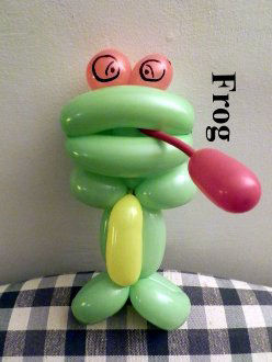 Balloon animal frog