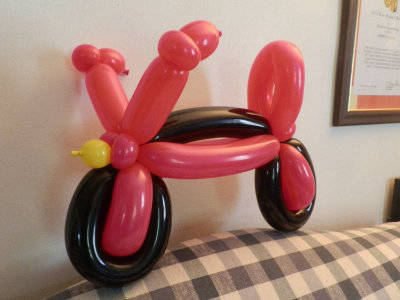 motorcycle balloon